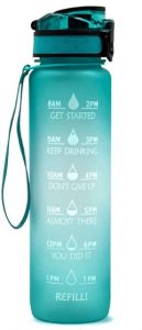 presente para amiga - garrafa de água controle de horário