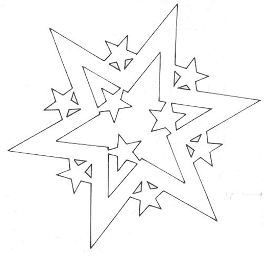 Desenho para colorir de estrela