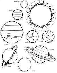 desenho de planetas para colorir