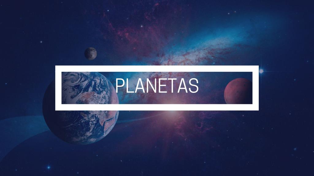 Banner dos planetas dentro do artigo O Céu de 2023.